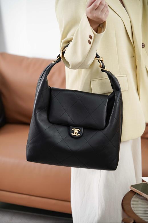 香奈儿 25K 嬉皮Hobo包  大号 商品图5