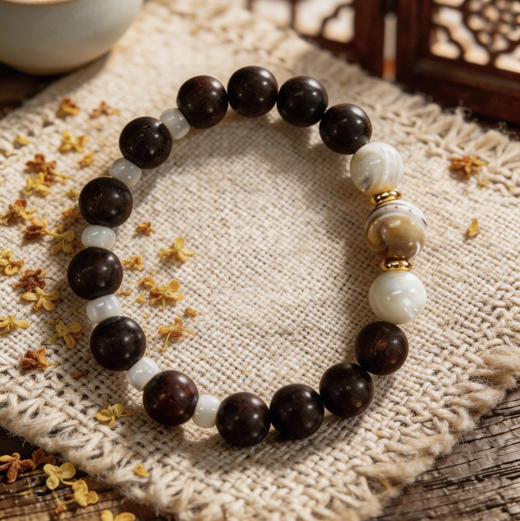 福利 | 紫坤元 | 紫檀配螺钿贝珠 1.0【器悟雅玩】 商品图2