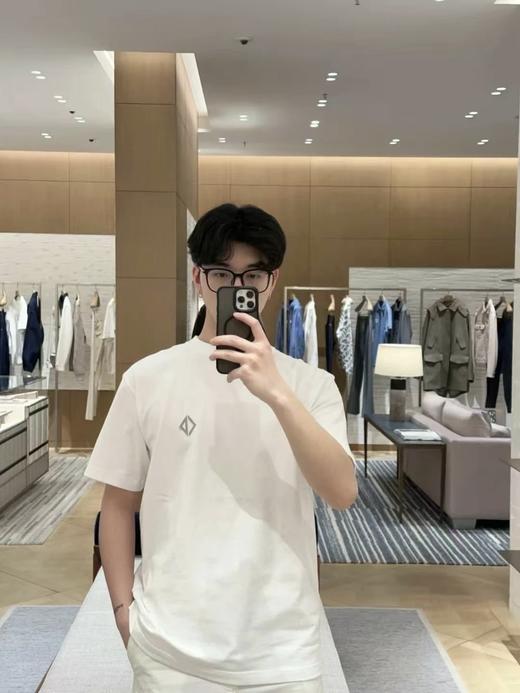 迪奥 25SS Diamond印花短袖T恤 男女同款 白色（DY） 商品图1