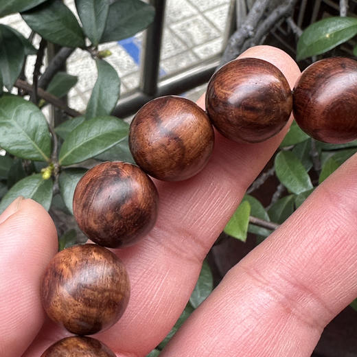 【青山特惠】1.5*15颗海黄紫油梨老料手串 h15 商品图1