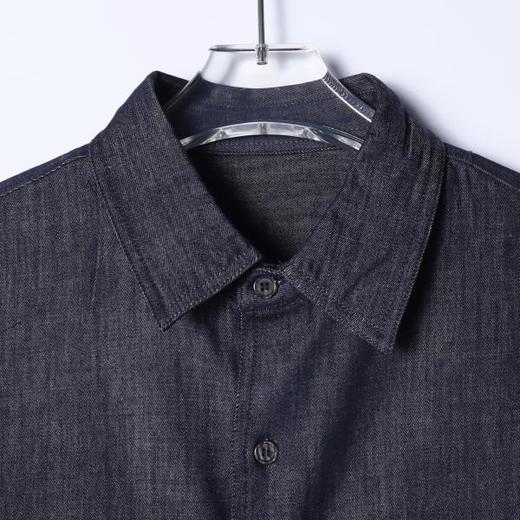 SDSA男装2026新款高贵轻奢美式休闲复古纯色长袖衬衫百搭通勤衬衣 商品图1