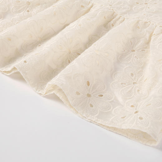 奢姿大码女装2026夏季胖妹妹时尚蕾丝钻饰圆领连衣裙气质减龄长裙9962854573 商品图4