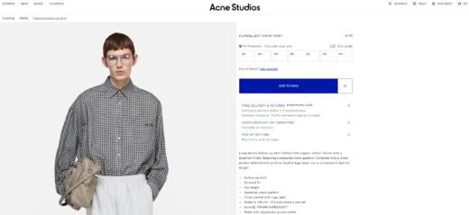 复古格纹衬衫，胸口小标设计。水洗做旧纯棉翻领长袖衬衣E030760 商品图5