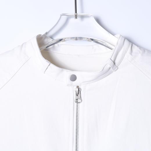 SDSA男装2026新款高贵轻奢老钱风纯色拉链立领夹克外套简约百搭 商品图1