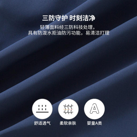 英氏童装男儿童羽绒服风衣外套内胆三防长款YRWFJ42281A 商品图3