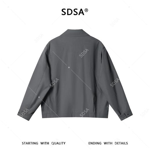 SDSA男装2026新款高贵轻奢老钱风拼接皮带夹克外套百搭时尚复古 商品图4