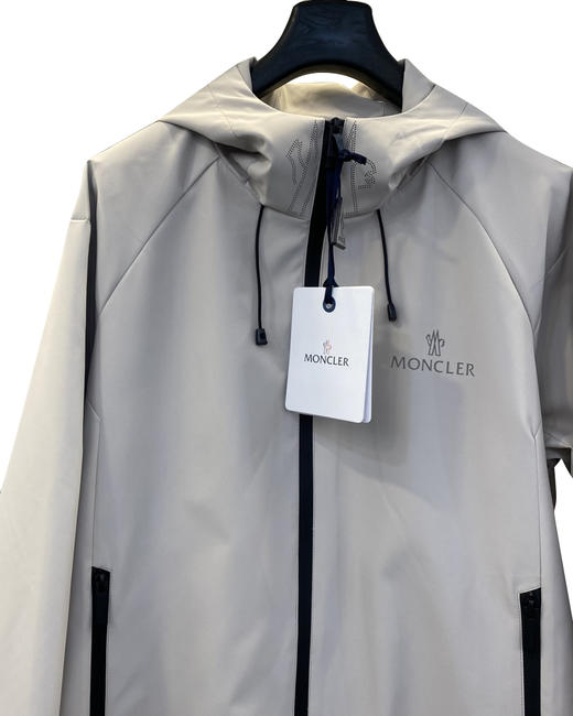 男款牛角肩连帽风衣外套hu018 商品图2