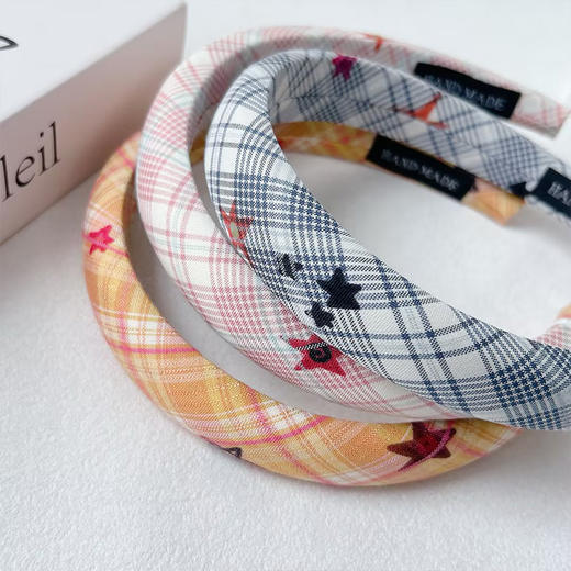 韩系学院风格纹星星发箍-纪念日百货门店同款169393452 商品图4