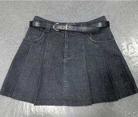 NC高腰百褶牛仔短半裙50429夏季067792024490