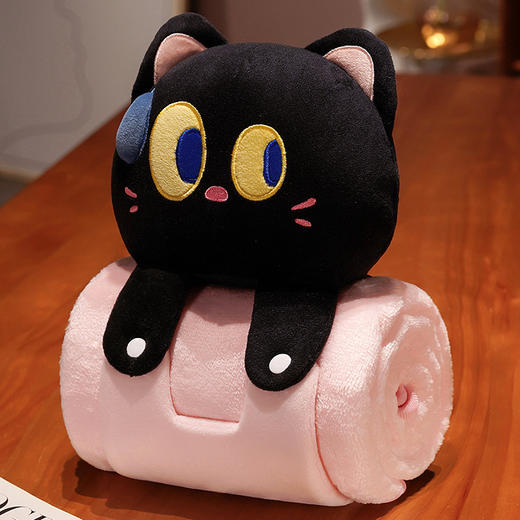 【积分兑】毯子午睡毯办公室法兰绒午休披肩春夏季卡通盖毯YZ1001034253 商品图5