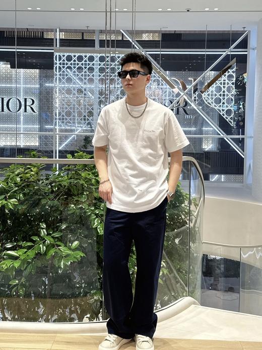 迪奥 25FW铃兰印花短袖T恤 男女同款 白色（DY） 商品图4