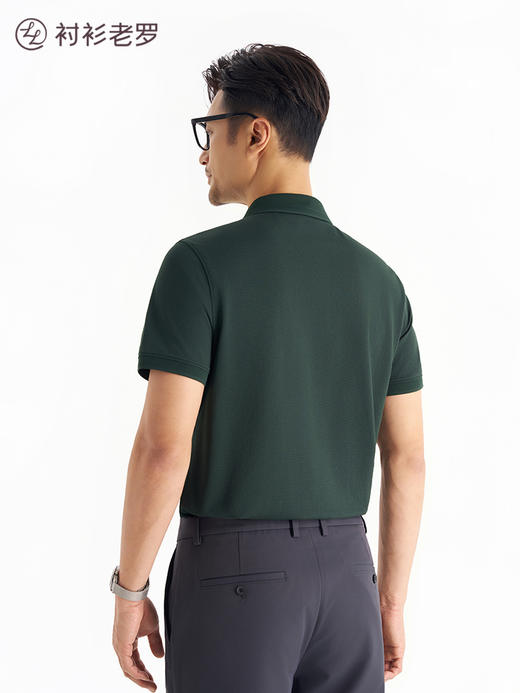 【如新四号】桑蚕丝鳞息记忆领POLO衫255X0P921S[T] 商品图11