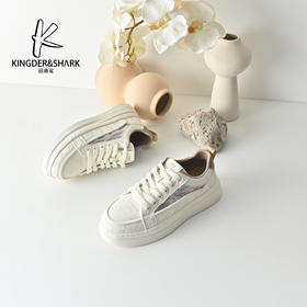 经典鲨2026年春季专柜新品男士潮流透气平底休闲鞋板鞋KF27-613011