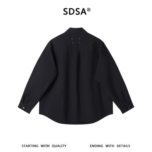 SDSA男装2026新款高贵轻奢日系复古涂鸦印花长袖衬衫休闲百搭外套 商品图4