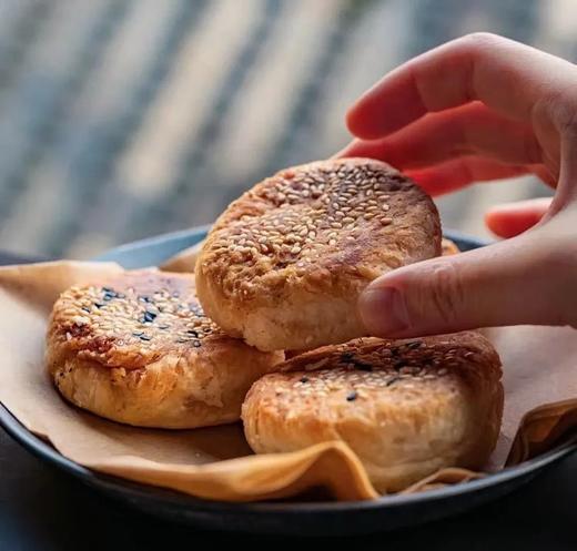 顺丰包邮老茶馆的油纸茶点 【古昌州留海棠板栗酥饼】一口酥掉渣 内馅又松软绵实 入口即化 配料干净 短保7-10天 顺丰基地直邮 商品图0