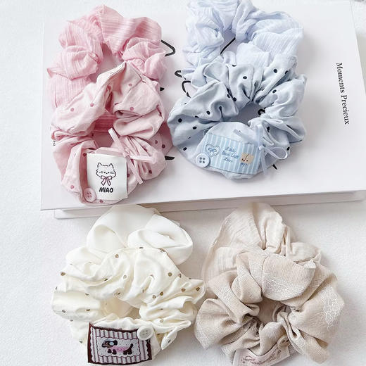 法式多色元素贴标对圈对装发圈-纪念日百货门店同款169256685 商品图0