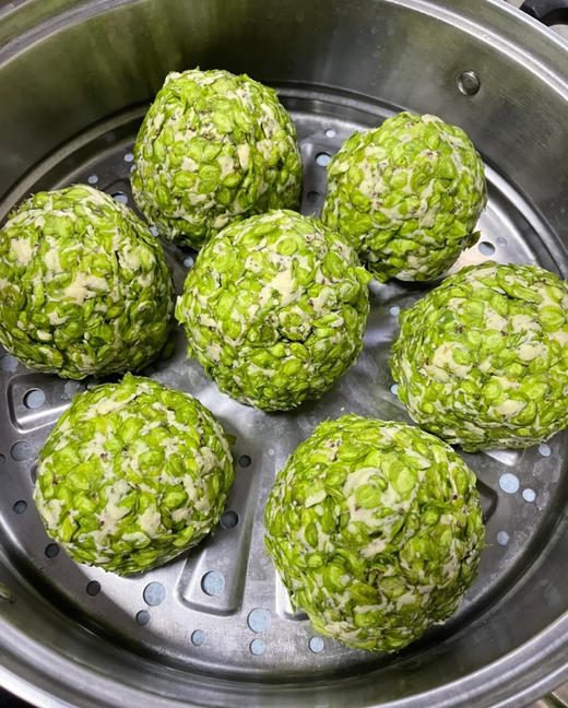 一年就卖10天🔥，吃榆钱正当时☘【榆钱窝窝头】29.9💰到手12袋，现摘现蒸现做🔥色泽饱满， 春天特有❗吃到看缘分系列❗快来尝鲜🥳 商品图2