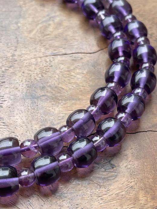 天然紫水晶鼓珠项链，顺丰包邮 商品图8