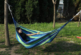 【户外野餐帆布吊床】