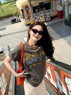 韩国订单高颜值纯棉T