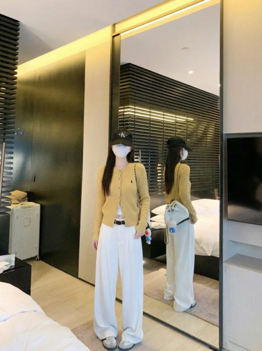 <曾小咸推荐>3.11现货秒杀 ！微信超特价！韩系4色麻花短款针织开衫 日常169.99 立减100 秒杀69.99！！褶皱西装裤 秒杀89.99！！ 商品图7