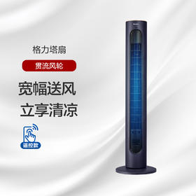 GREE格力 小凉神塔扇 3档风速 宽幅送风 立享清凉 FL-08X63Bg(黑+极光紫)