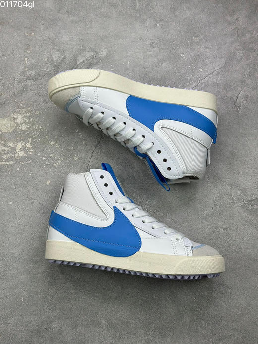 春季特惠💰290 Nike Blazer Mid '77 jumbo "university blue" 解构设计 中帮 板鞋 男女同款 经典百搭中帮开拓者休闲运动板鞋 商品图4