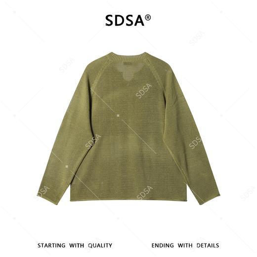 SDSA男装2026新款高贵轻奢简约时尚半开抽绳领针织衫百搭慵懒风 商品图4