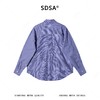 SDSA男装2026新款高贵轻奢美式复古格子刺绣字母长袖衬衫百搭简约 商品缩略图4