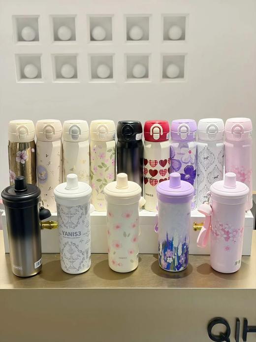 三八女神节福利！无补❗️YANIS3双环提手600ml/弹跳双饮500ml保温杯 26G0303 商品图2