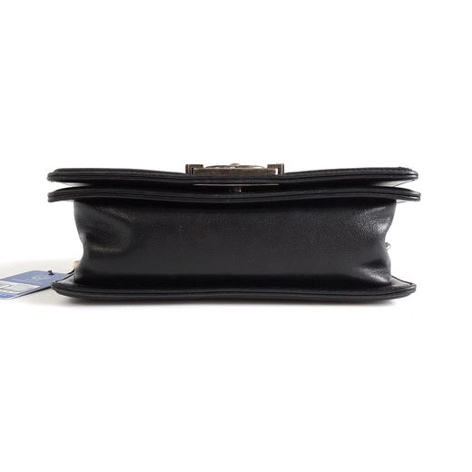 【95新】CHANEL香奈儿Leboy系列A67085 Y04638 94305小号黑银羊皮Leboy链条包单肩包女士050326AK11 商品图4