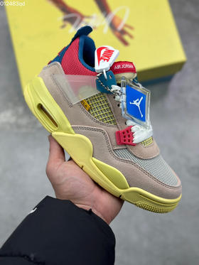 春季特惠💰390 Air Jordan 4 Retro OG "White/Cement" AJ4代中帮复古休闲运动文化篮球鞋
