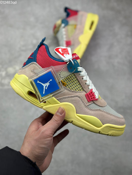春季特惠💰390 Air Jordan 4 Retro OG "White/Cement" AJ4代中帮复古休闲运动文化篮球鞋 商品图3