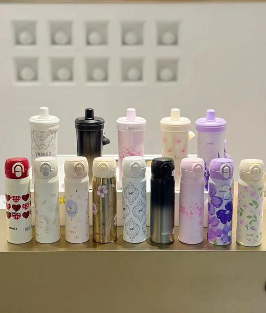 三八女神节福利！无补❗️YANIS3双环提手600ml/弹跳双饮500ml保温杯 26G0303 商品图1