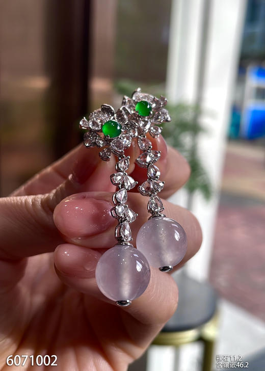 6071002，珠子耳坠。具体价格微信咨询 商品图2