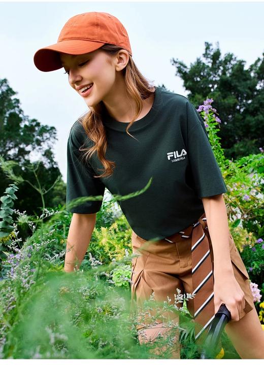 一包三件装！夏季超值福利来啦！FILA斐乐情侣短袖T恤2026夏季新款凉感透气经典防晒半袖上衣 商品图2