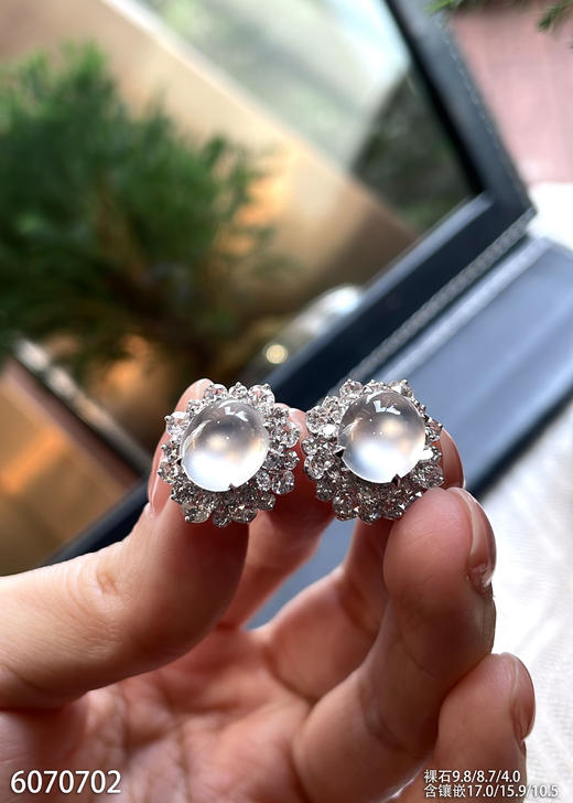 6070702，蛋面耳钉。具体价格微信咨询 商品图1