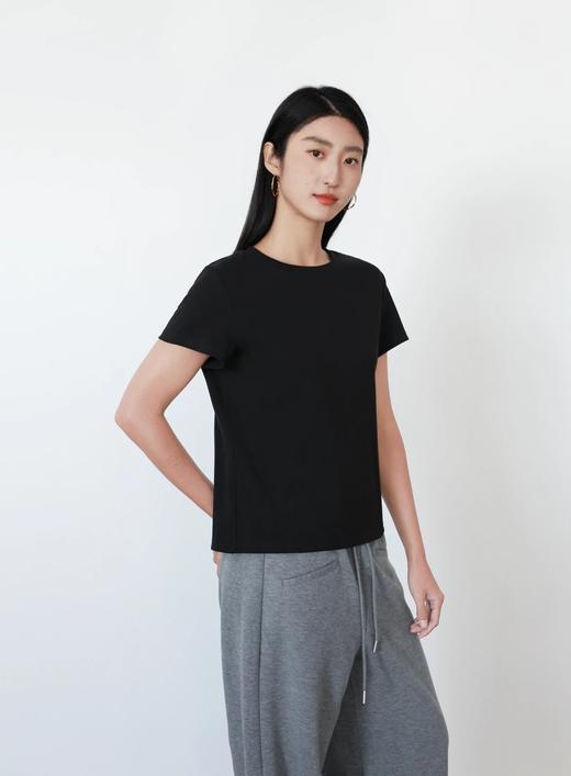 二店y 【XT5430】正肩瘦瘦短袖T恤 高弹修身不紧身 穿出饱满曲线感 商品图1