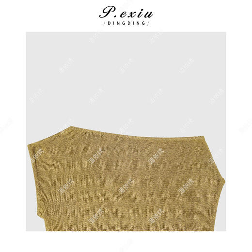 03-2潘依绣丁丁宠粉时髦洋气不规则无袖圆领背心Q3015 商品图2