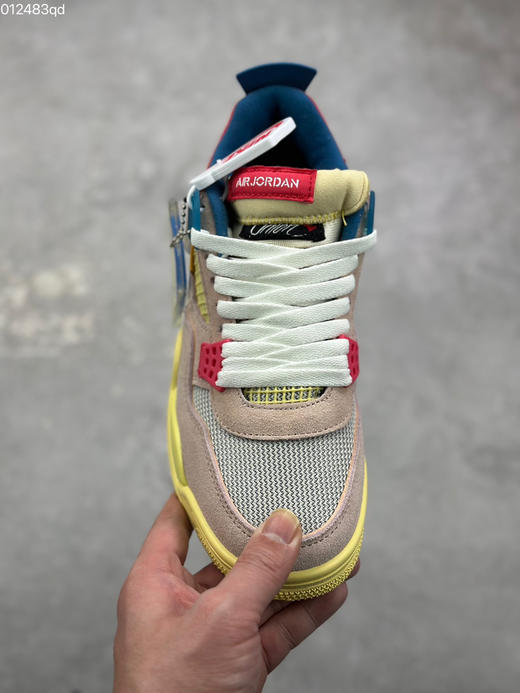 春季特惠💰390 Air Jordan 4 Retro OG "White/Cement" AJ4代中帮复古休闲运动文化篮球鞋 商品图1