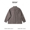 SDSA男装2026新款高贵轻奢美式复古衬衫夹克外套百搭宽松格纹上衣 商品缩略图4