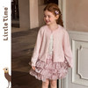 littletime甜美风粉色珍珠蝴蝶结针织开衫女童软糯披肩毛衣外套 商品缩略图2
