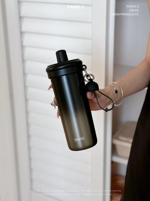 三八女神节福利！无补❗️YANIS3双环提手600ml/弹跳双饮500ml保温杯 26G0303 商品图10