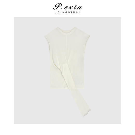 03-2潘依绣丁丁宠粉简约时髦系带圆领长袖上衣Q9541 商品图0