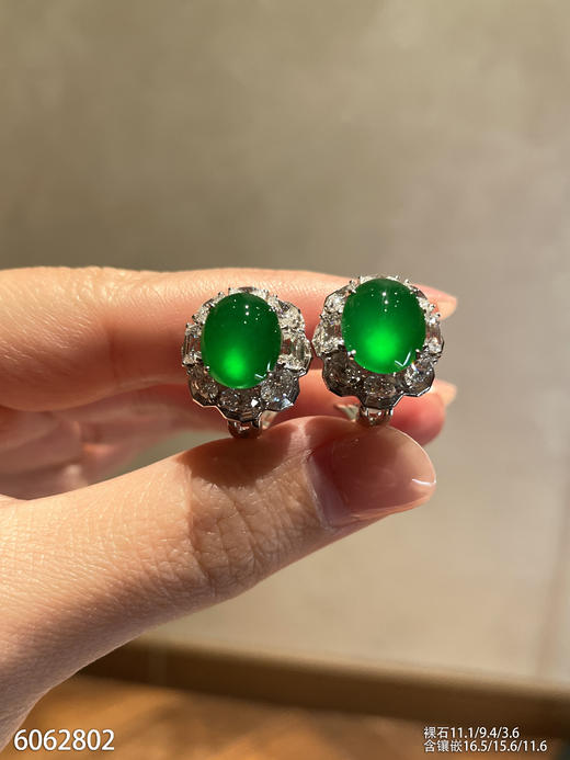 6062802，蛋面耳钉。具体价格微信咨询 商品图1