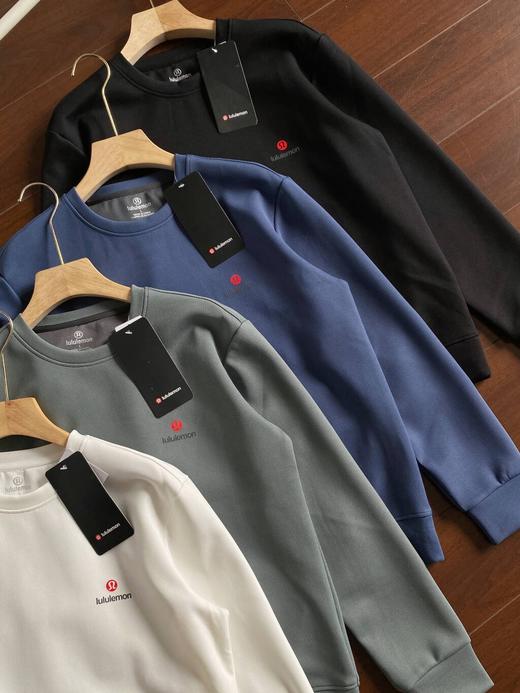 lulu春秋款圆领上新：锦纶提花华夫格索夫特面料 商品图6