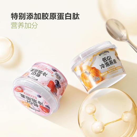 聚便利 X 山姆 WILLIAMS TOWN低GI冷泡燕麦 尝鲜分装 40g/碗 商品图5