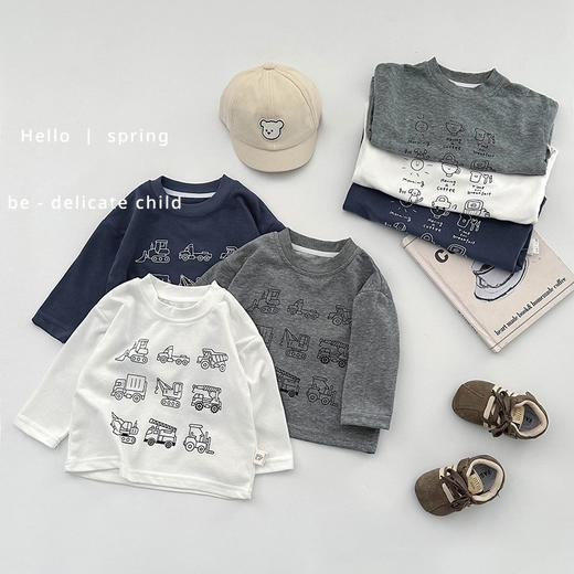 【59元任选3件】儿童卡通纯棉 长袖/短袖T恤  26年春夏季新款T恤 商品图3