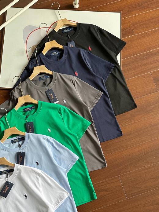 拉夫劳伦【情侣款】纯棉T恤！！ 现货6色齐发任你选，经典刺绣小马圆领衫，你怎能不爱！ 商品图1