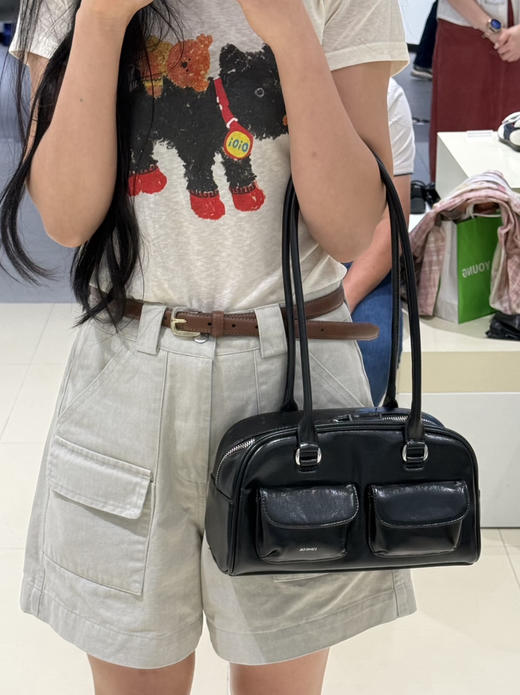 正品韩国Stand Oil女士单肩保龄球包090703 商品图4